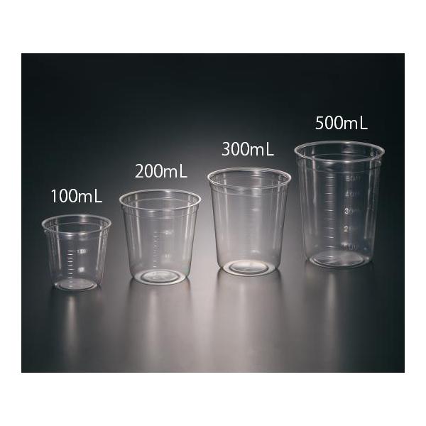 ディスポPPクリアカップ 300mL アズワン  (2-5093-03)