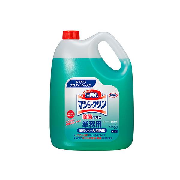 マジックリン除菌プラス 業務用 4.5L 油汚れ用洗剤 花王 363138 (2-8735-01)