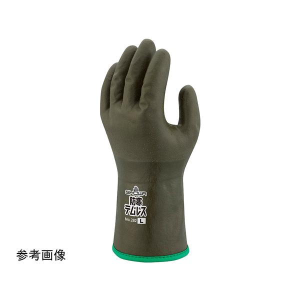 他サイト： 透湿防水防寒手袋 防寒テムレスTM オリーブグリーン 3L ショーワグローブ No.282-3L (4-5394-01)の商品画像