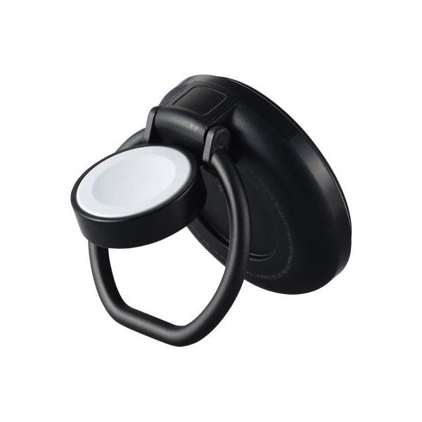 ワイヤレス充電器 Qi2対応 リング型 ブラック エレコム EC-MA07BK (54-9127-90)