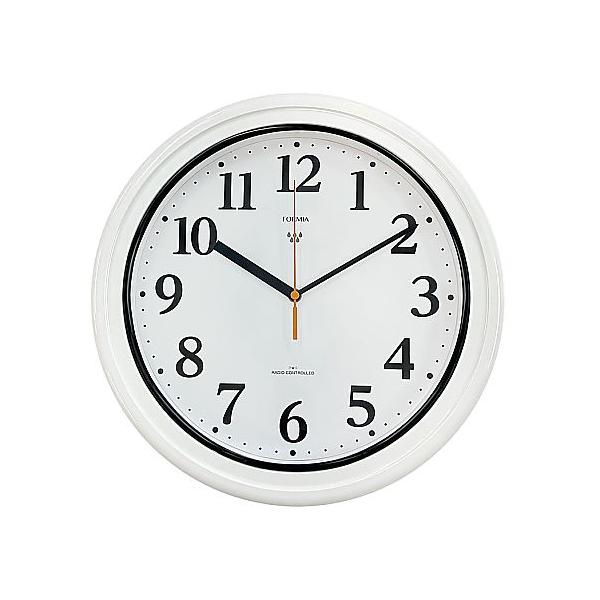 他サイト： プラ風防防塵防水電波掛時計 ホワイト 保土ヶ谷電子販売 HWP-003RC 60-2915-34の商品画像