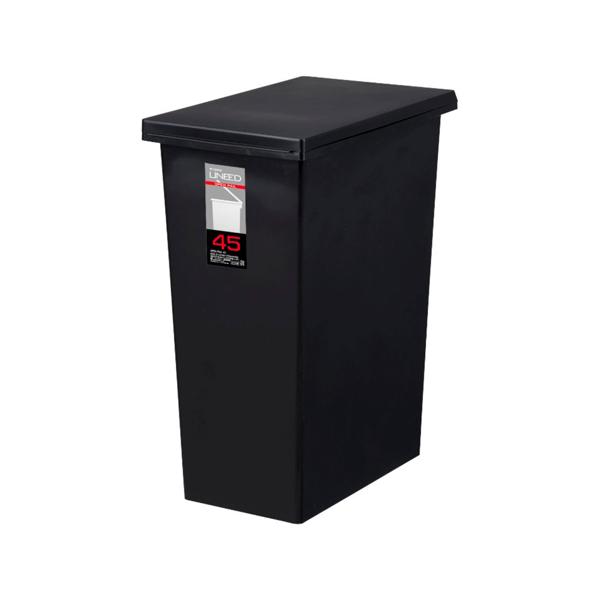 他サイト： ゴミ箱 45L ユニード オープンペール ブラック 新輝合成 60-3825-02の商品画像
