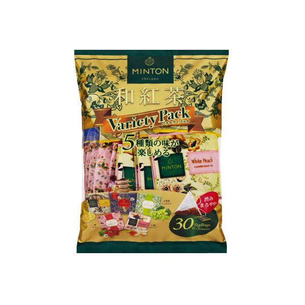 他サイト： MINTON和紅茶バラエティ 5種 1袋 30バッグ入 共栄製茶 60-6507-97の商品画像