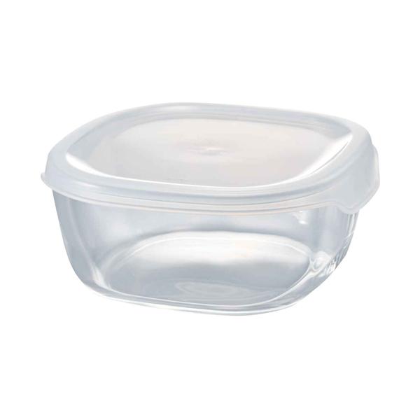 他サイト： 保存容器 600mL 耐熱ガラス製 角型 HARIO KST-60-TW 60-7211-37の商品画像