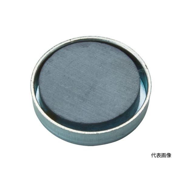 キャップ付フェライト磁石 丸形 外径36mmX厚み7.5mm 1個入 トラスコ中山 TFC36R-1P (61-1843-42)