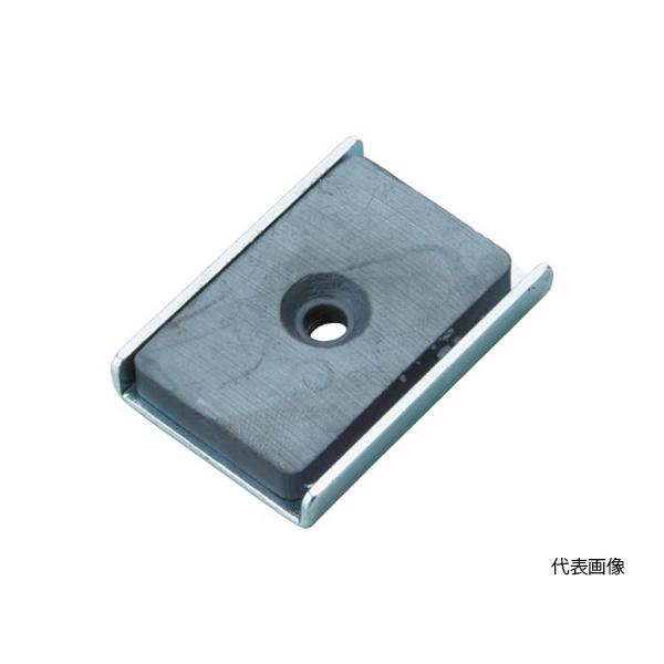 キャップ付フェライト磁石 角形穴あり 90mmX18.8mmX6mm 1個入 トラスコ中山 TFC90KA-1P (61-1843-81)