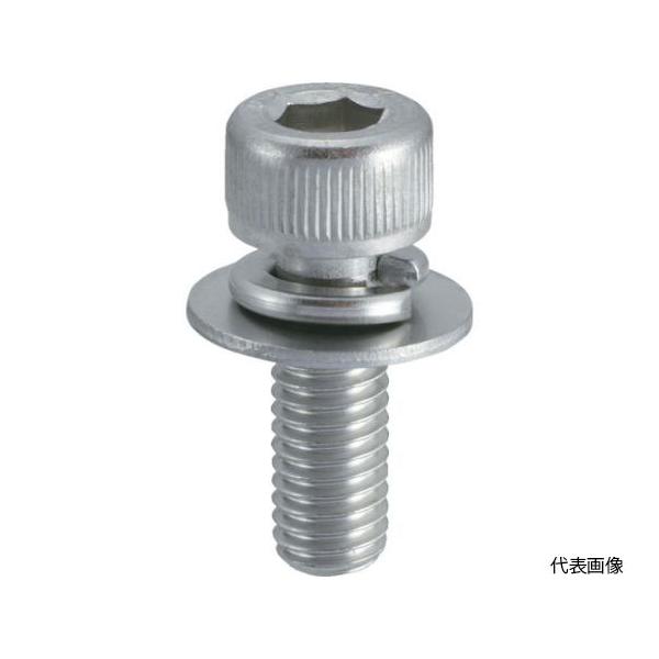 他サイト： 六角穴付組込ボルト ステンレスP-3 M4×12 17本入 トラスコ中山 B078-0412 (61-2143-34)の商品画像