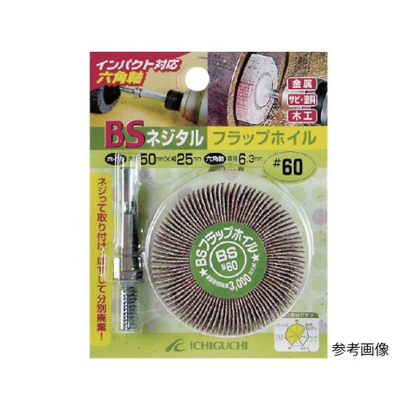 ネジタル-フラップホイル 六角軸 30X25/6.3 #120 イチグチ 50506 (61-2588-58)