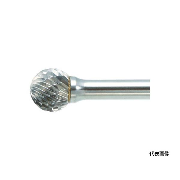 超硬バー 球型 Φ12.7X刃長11X軸6 ロング シングルカット トラスコ中山 TB8C127SL150 (61-2597-88)