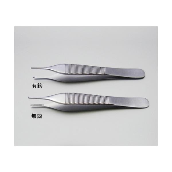 アズワン（asone） アドソンピンセット 先細標準仕様 有鈎 医療機器