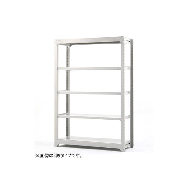 中量BLラック 500kg/タイプ H1800mm×W1500mm×D480mm×天地5段 単体 ホワイトグレー MBH-65S5-SW