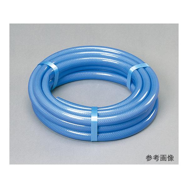 他サイト： 耐圧糸入りカットホース ブルー 内径15mm×外径20mm アイリスオーヤマ  (62-0913-03)の商品画像