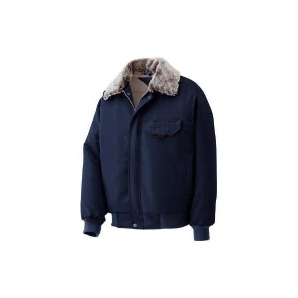 ミドリ安全 防寒作業服 ソフトパイロトジャンパー ネイビー L M4057-UE