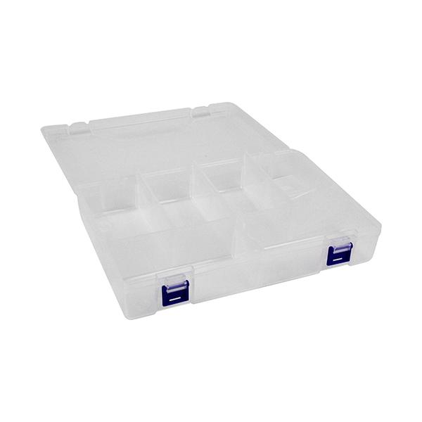 ●<商品詳細参考ページ>外部リンク：https://axel.as-1.co.jp/asone/d/62-4001-30/●外寸：(L)300×(W)200×(H)62mm●色：クリア●10コマタイプ●仕切板8枚付●仕切板ロック...