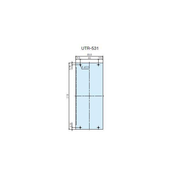 UTR型ユニットパネル タカチ電機工業 UTR-531 (62-8337-06)