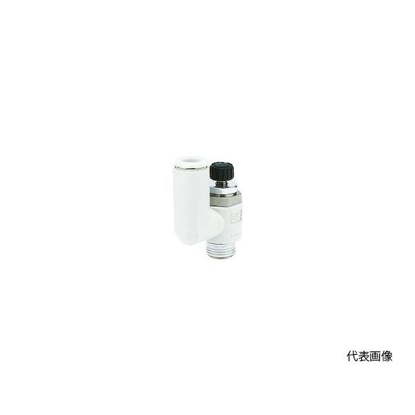 低速制御用スピードコントローラ ワンタッチ管継手付 SMC AS2301FM-01-04S (63-2198-78)