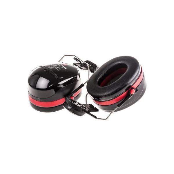 防音用イヤーマフ ヘルメット 黒 遮音値/SNR 34dB 3M PELTOR H540P3E-413-SV (63-4840-24)