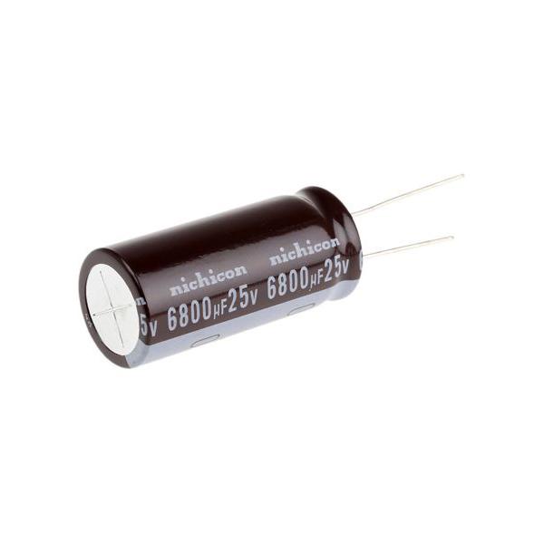 アルミ電解コンデンサ 6800μF 25V dc 1袋 2個入 ニチコン UPW1E682MHD (63-5007-92)