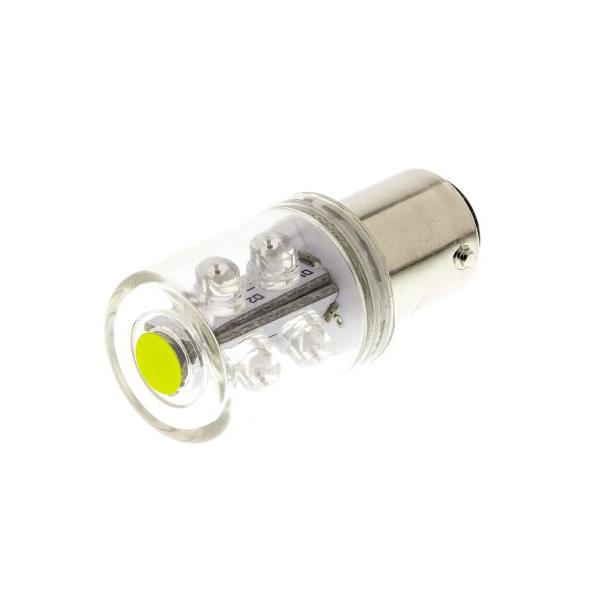 BA15d yellow LED lamp for light tower RS Pro 209-282 (63-6585-69)