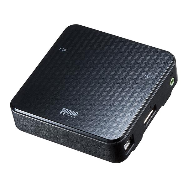 訳あり新品 パソコン自動切替器 2:1 DisplayPort対応 手元スイッチ付き  SW-KVM2WDPU サンワサプライ 箱にキズ、汚れあり