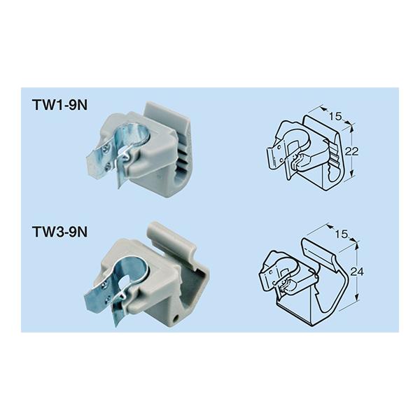【特価セール】ネグロス電工 FVラック ケーブル支持具 TW3-9N 100個入 a1-shop_64-1092-71