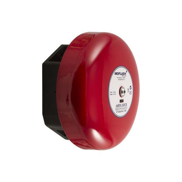 ベル 106dB/1m 表面実装 24 V dc 直径168 mm 赤 Moflash A6BM-24DCR (64-1803-66)