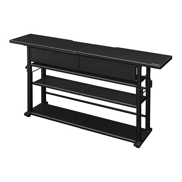 他サイト： Bauhutte エクステンションデスク ビーズ BHC-1200H-BK (64-8073-10)の商品画像