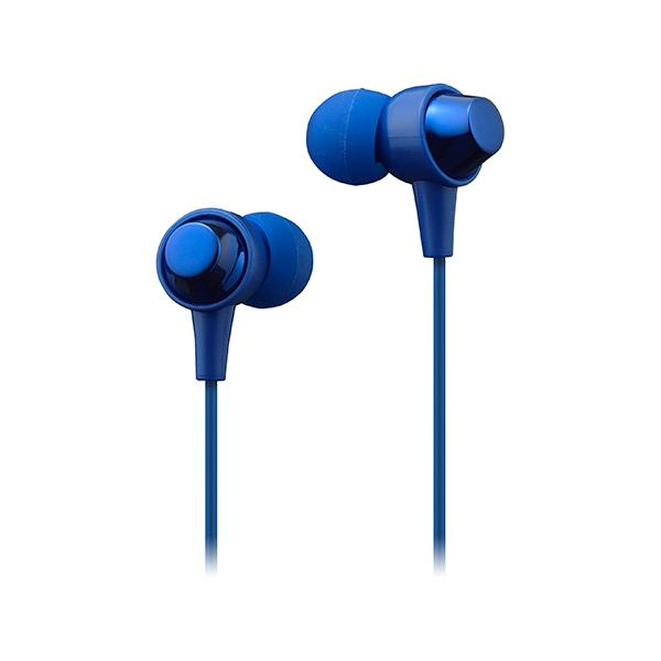 maxell カナル型ヘッドホン「+FiT」 ダークブルー マクセル MXH-C110DB
