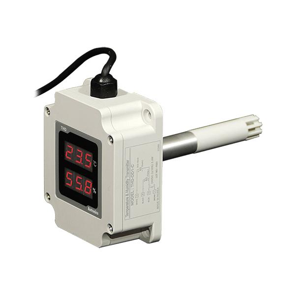 温度・湿度調節器 LED表示ダクトマウント/200mm/電流出力 オートニクス FA・制御機器 THD-DD2-C (64-9612-92)