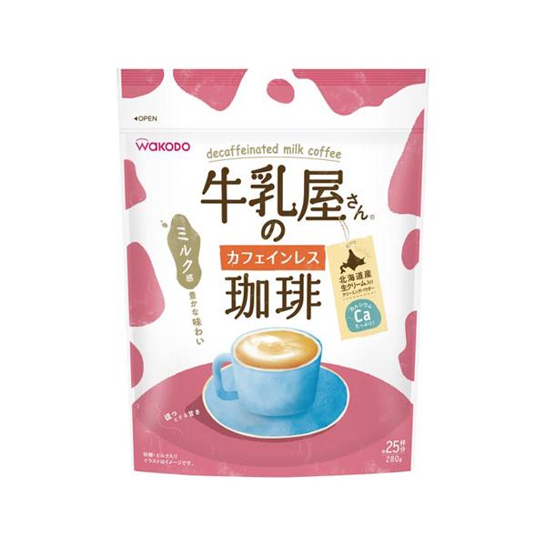 他サイト： 牛乳屋さんのカフェインレス珈琲 280g アサヒグループ食品 19508 (65-0343-30)の商品画像