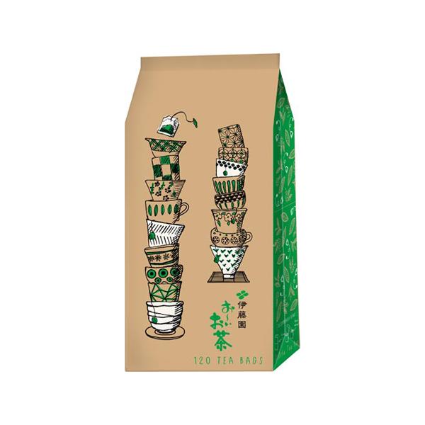 他サイト： おーいお茶緑茶ティーバッグ 120袋 伊藤園 61866 (65-0350-31)の商品画像