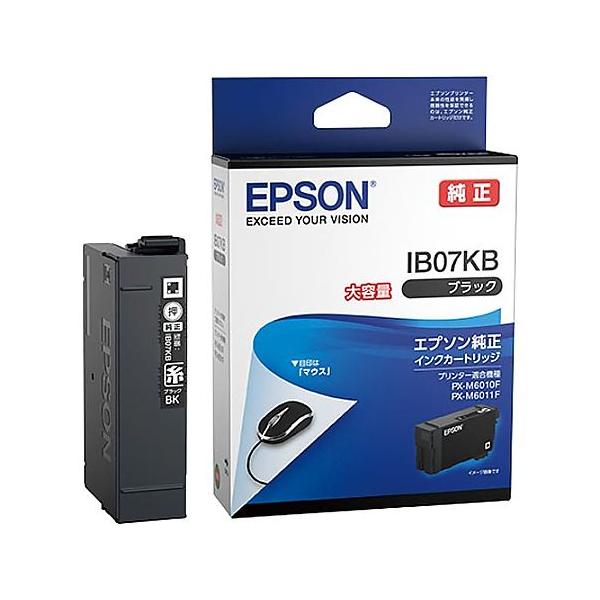 エプソン（EPSON） 純正インクカートリッジ ブラック IB07KB (65-0355
