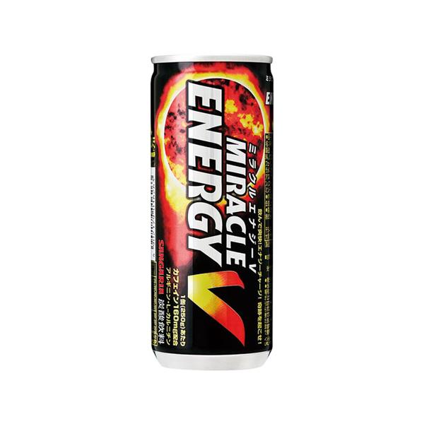 他サイト： サンガリアミラクルエナジーV250g 30本 日本サンガリアベバレッジカンパニー 116260 (65-0357-60)の商品画像