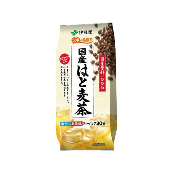 他サイト： 国産はと麦茶ティーバッグ 30袋 伊藤園 16329 (65-0409-38)の商品画像