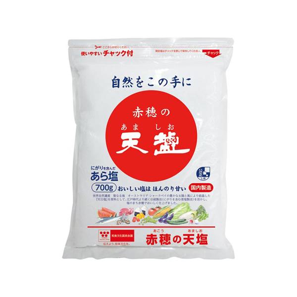 赤穂の天塩 700g チャック付 天塩 402060 (65-0452-57)