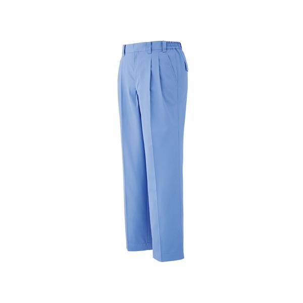 ミドリ安全 春夏作業服 男子 スラックス 下 ライトブルー M GS563-SITA