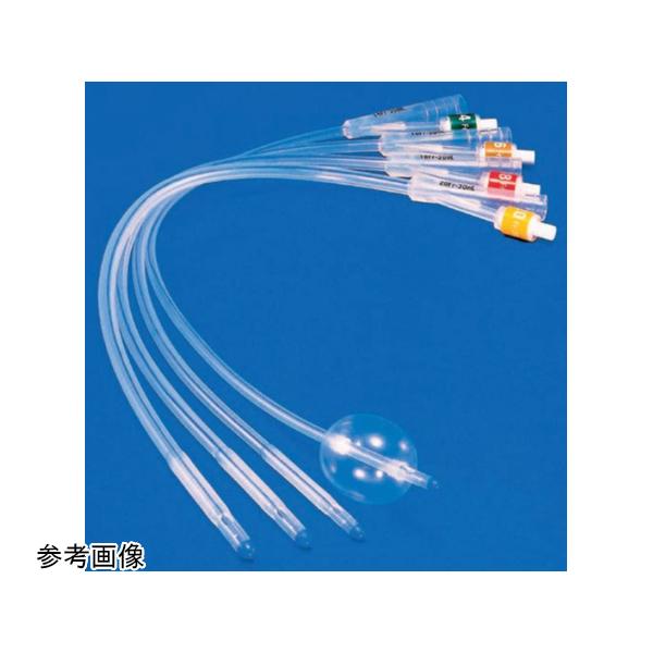 シリコンフォーリーカテーテル SB2-18-10 レッド 10本入 ニプロ 25511 医療機器認証取得済 (65-1678-56)