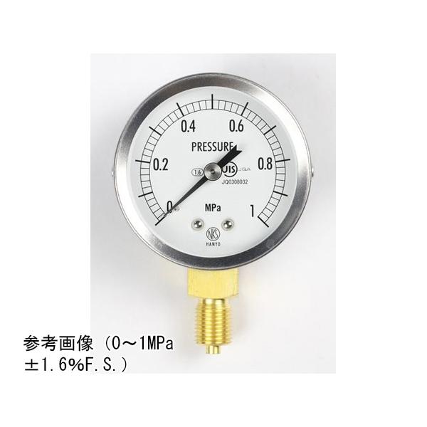 長野計器 汎用型圧力計 60Φ 立形A枠 0.5MPa GS50-121 (65-4319-51 