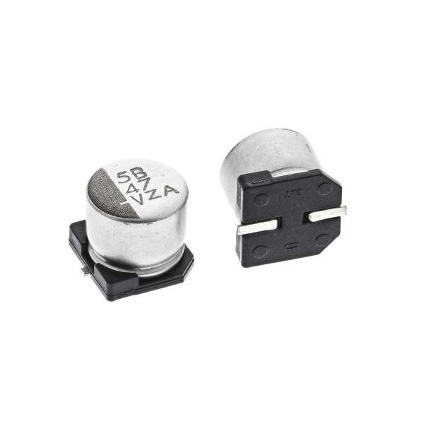 コンデンサ 47μF 35V dc 1袋 5個入 日本ケミコン EMZA350ADA470MF61G (65-7086-50)