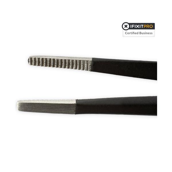 iFixit Precision Tweezers Set - Extra Fine, Angled, Blunt Tips for Electronics, Hobby, Industrial, Professional, Craft
