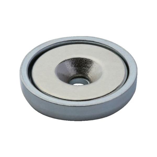 ネオジム磁石 丸型 キャップ付 NCC-25R 超強力 皿穴 M5 マグエバー 11NCC25R4519 (67-2236-32)