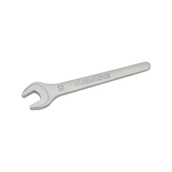 丸形片口スパナ強力タイプJISH クロムメッキ 10mm 旭金属工業 SSP0010 (67-2335-98)