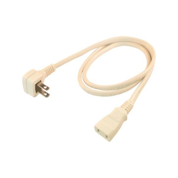 他サイト： 高ワット用L型プラグ延長コード 1m 正和電工 T-21PKL (67-2352-33)の商品画像