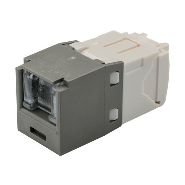 カテゴリ6 シャッター付モジュラージャック ライトグレー パンドウイットコーポレーション CJH688TGIG (67-6602-76)