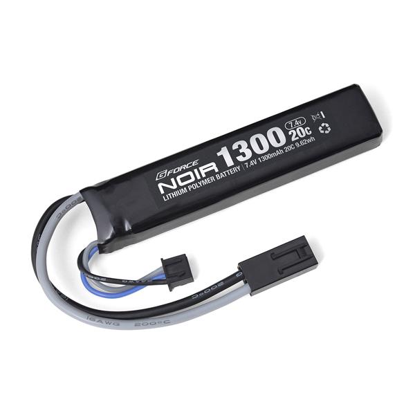 Noir LiPo バッテリー 7.4V 1300mAh 次世代バッファチューブイン G-force GFG915 (67-6610-94)