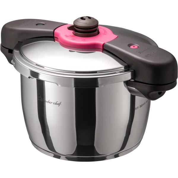 魔法のクイック料理 両手圧力鍋 5.5L ワンダーシェフ ZQDA55 (68-0718-27)