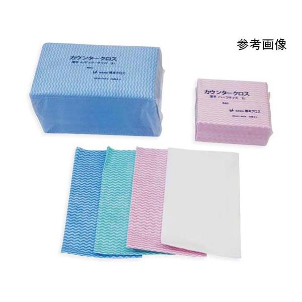 カウンタークロス ダブル 厚手 ブルー 30枚×9袋入 橋本クロス 3AB (68-1972-70)