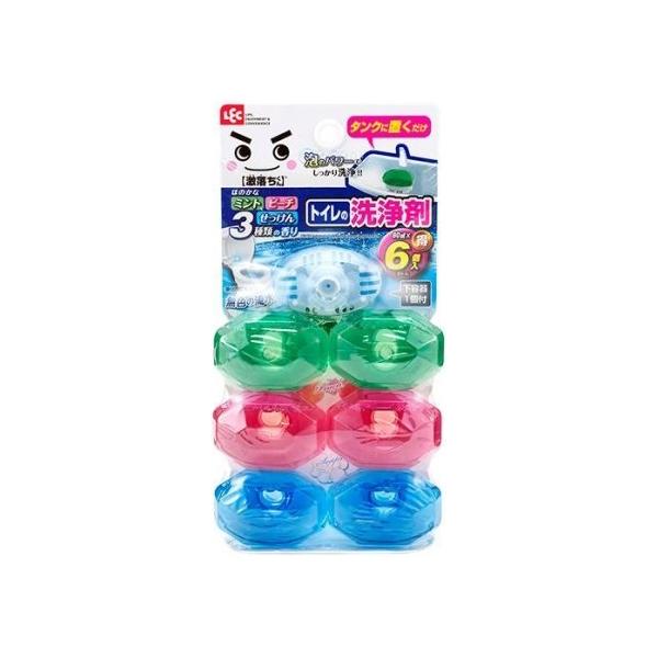 他サイト： タンクにポン トイレの洗浄剤 アソート 6P レック GN (68-1988-63)の商品画像