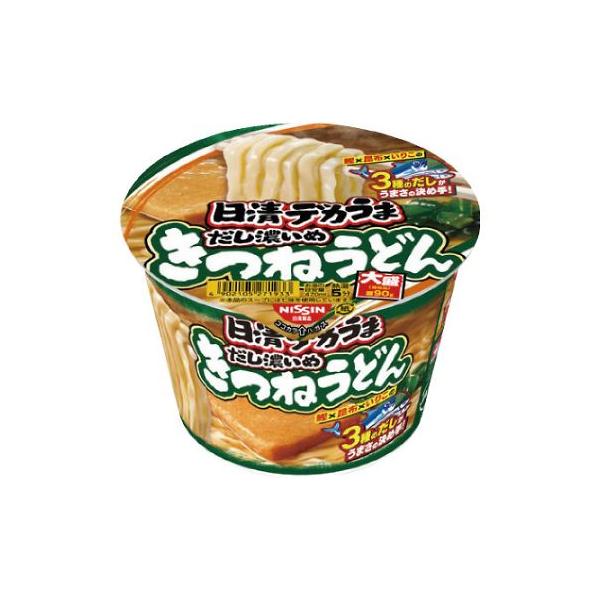 他サイト： 日清デカうま きつねうどん 106g 日清食品 24607 (68-9500-12)の商品画像
