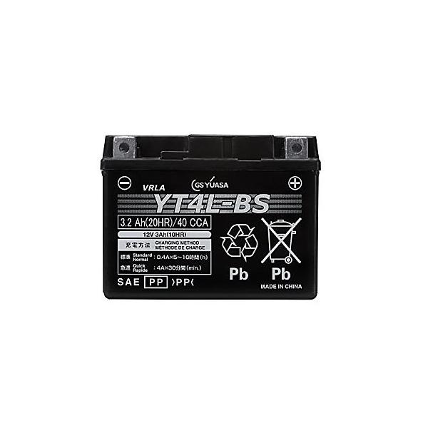 他サイト： シールド型 バイク用バッテリー 液入り充電済み GS YUASA GY-YT4L-BS (69-1385-31)の商品画像